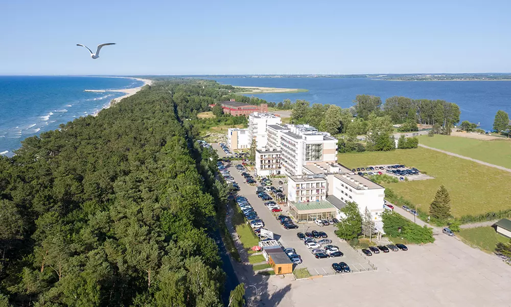 Ideal für Familien: Mielno: Zweibett- oder Familienzimmer mit HP