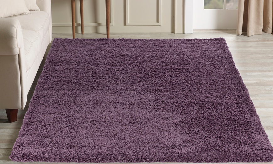 Image 12: Modern Luxury Shaggy Rug – Luxurious Soft Thick Pile