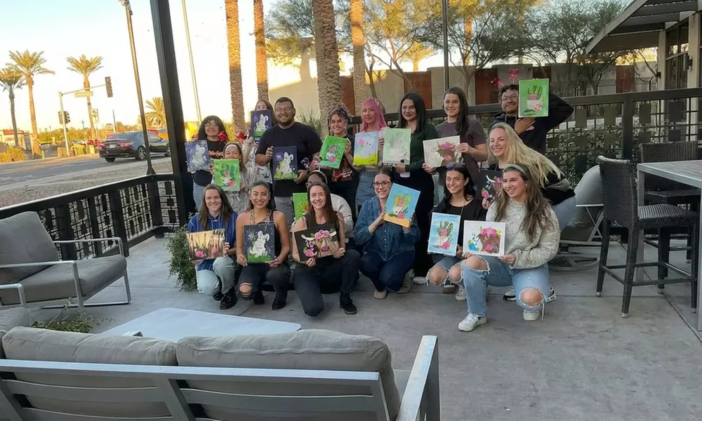 Sip & Paint Party for 1–10 People