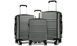 Kono One or Three Grey Suitcases