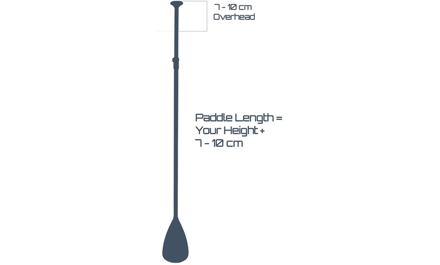 Image 3: M.Y 10ft 6in Grey Paddle Board with Full SUP Accessories