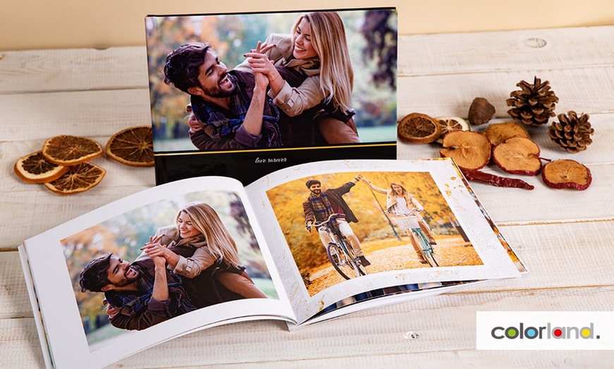 Image 1: One, Two, or Three Photobook A5 hardcover from Colorland