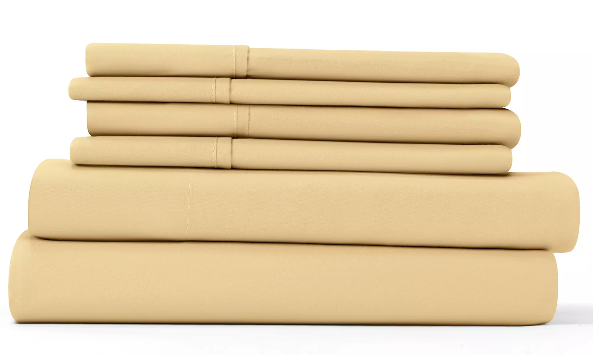 Merit Linens 6-Piece Luxury Wrinkle Free Hotel Bed Sheet Set