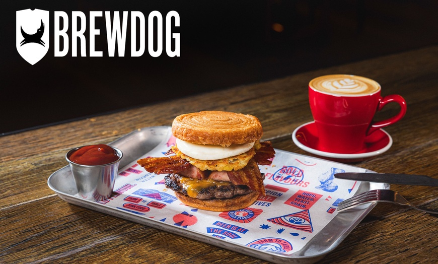 Image 1: BrewDog Weekend Brunch Deal (Sat/Sun Only) For 2 - 24 Locations!