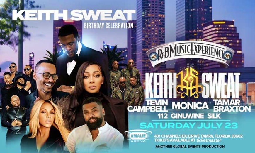 R&B: Keith Sweat, Monica, & More - R&B Music Experience - Keith Sweat ...