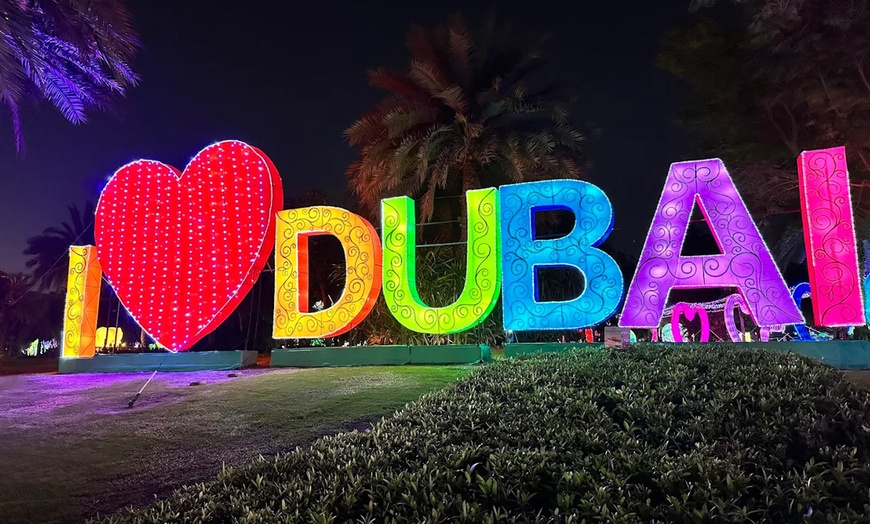 Image 1: Dubai Garden Glow Experience – Entry for 1–4 People