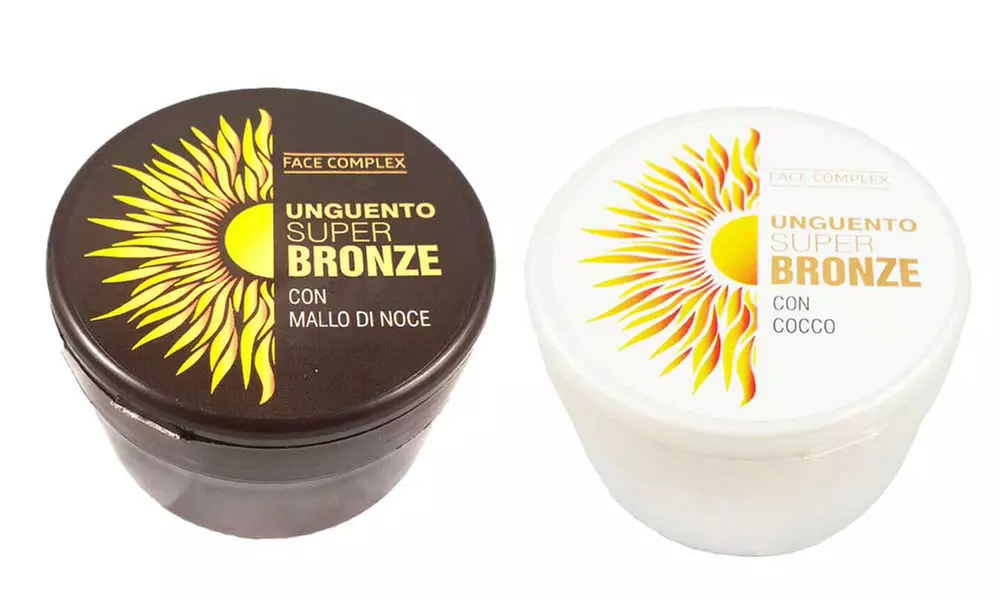 2 o 3 confezioni di unguento super bronze Face Complex
