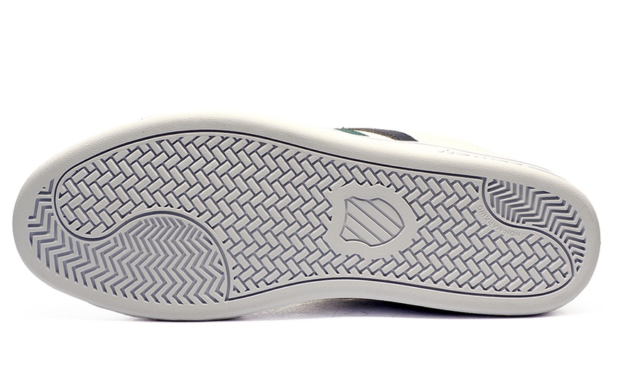 Image 10: K-Swiss Court Tiebreak II Men's Leather Trainers 