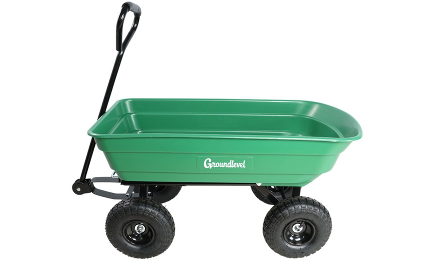 Image 2: Heavy-Duty Tipper Garden Cart