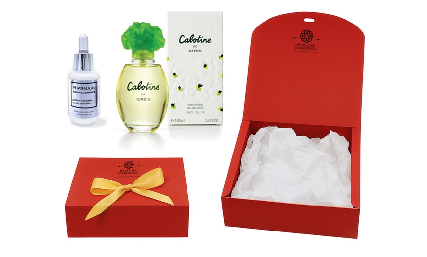 Image 2: Coffret de parfum de luxe avec sérum au platine colloïdal