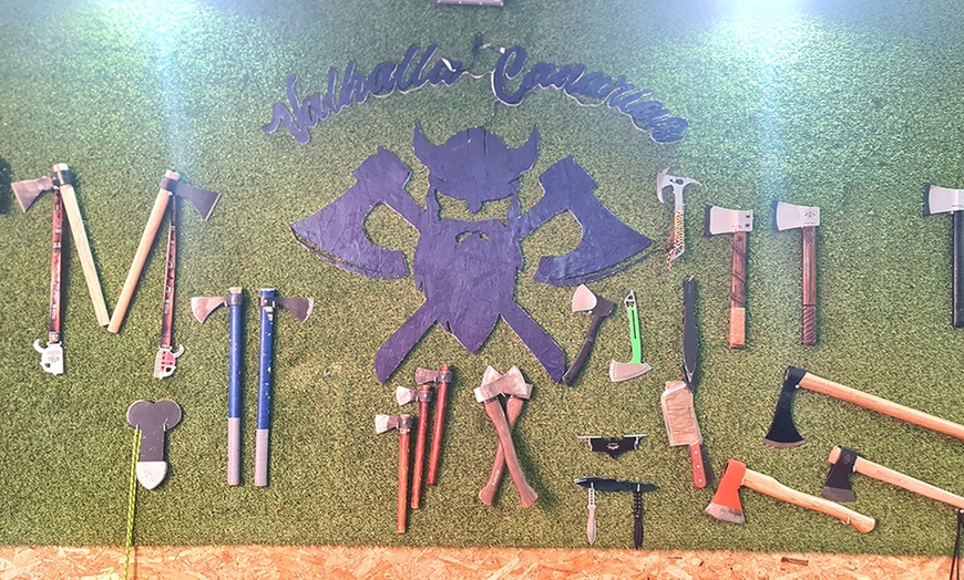 Image 6: Lanzamiento de hacha para 1, 2 o 4 personas