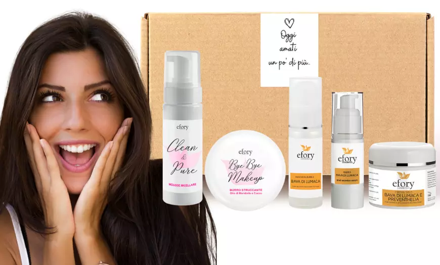 Image 1: Beauty Box skincare per tutti i tipi di pelle made in Italy Efory