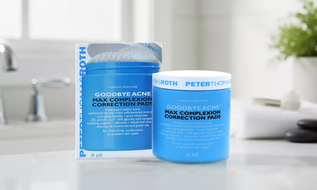 Peter Thomas Roth Goodbye Acne Max Complexion Correction Pads, 60 Pads