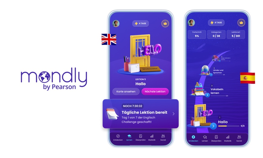 Image 3: 1 Monat / 1 Jahr / Lebenslang: Premium-Zugang für alle Sprachkurse