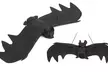 4pcs Halloween Hanging Fake Bat Decoration Props Party Decor Prank Joke - Second Medium
