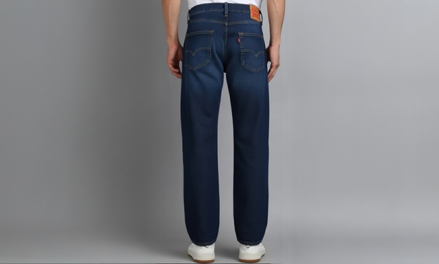 Image 2: Levi's 505 Men's Straight Fit Jeans