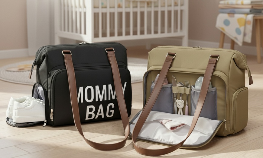 Image 3: Kono Wickeltasche mit Schuhfach und isolierten Taschen