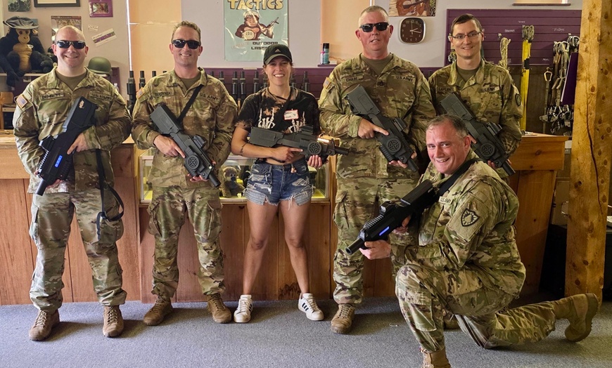 Image 2: Outdoor Tactical Laser Tag Outing in Wiscasset