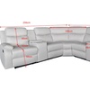 Image 16: Ravello Five Seater Recliner Sofa