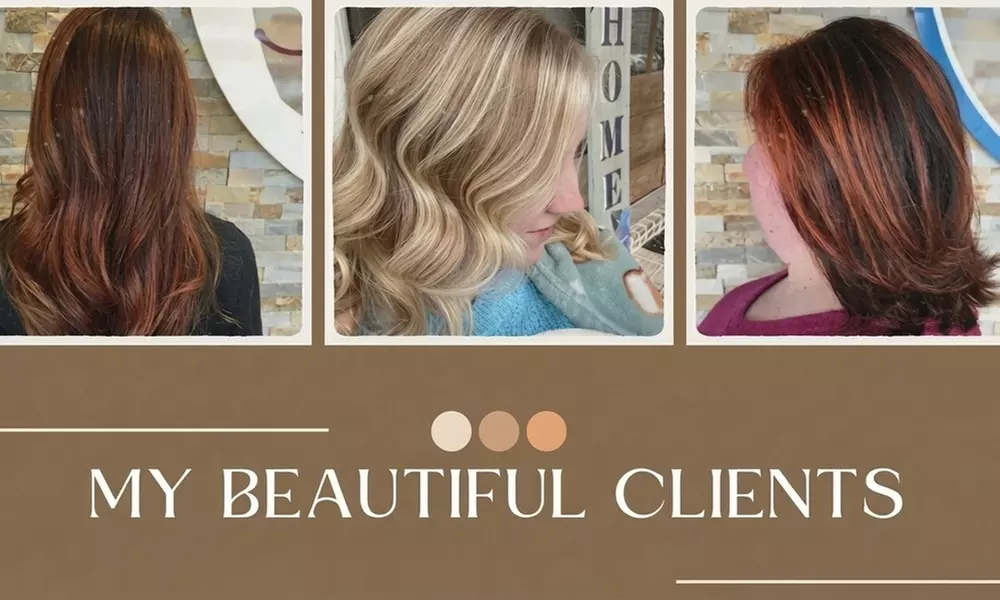 Get One Process Color Re-touch Haircut or Halo Balayage Highlights