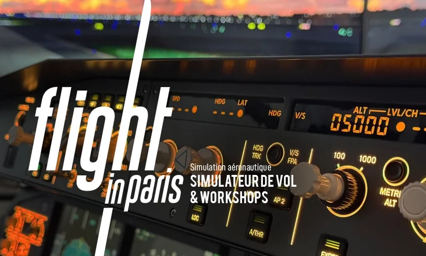 Image 1: Simulateur A330‑320 avec Flight in Paris