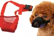 US 3-6 Dog Mask Soft Mesh Muzzle Mouth Cover Adjustable Grooming Anti Bark Bite - Second Medium