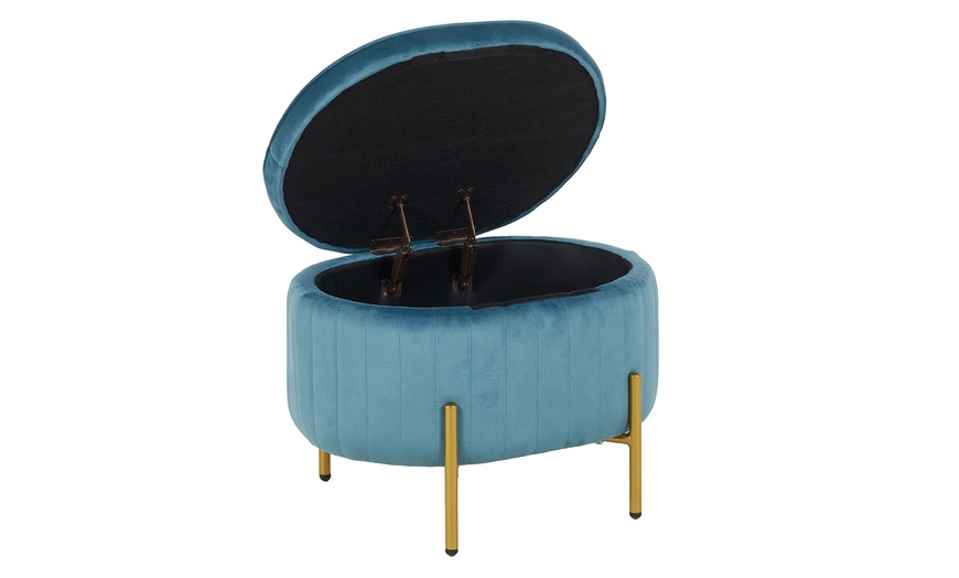 Image 14: Pouf contenitore a divanetto