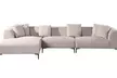 Home Deluxe Ecksofa „Torino“ in Beige in L-Form links oder rechts - Second Medium