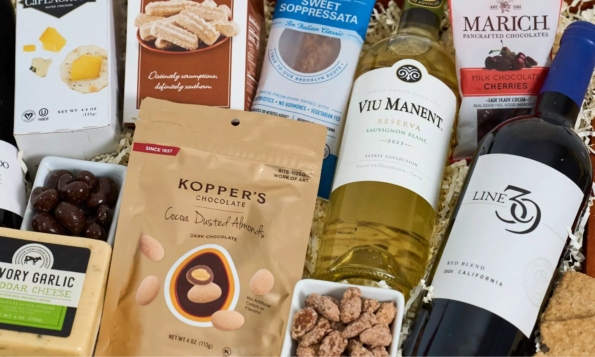 Celebrate Holidays w/ Classic Wine, Champagne & Truffle Gift Baskets!