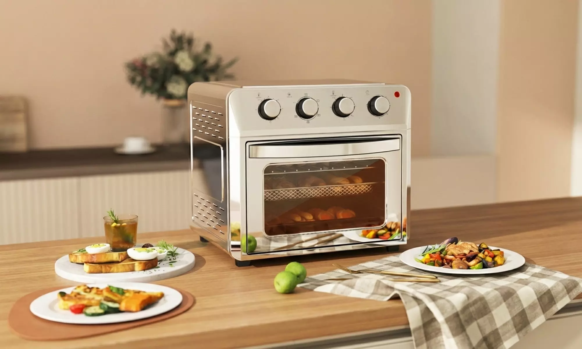 HOMCOM Air Fryer Oven