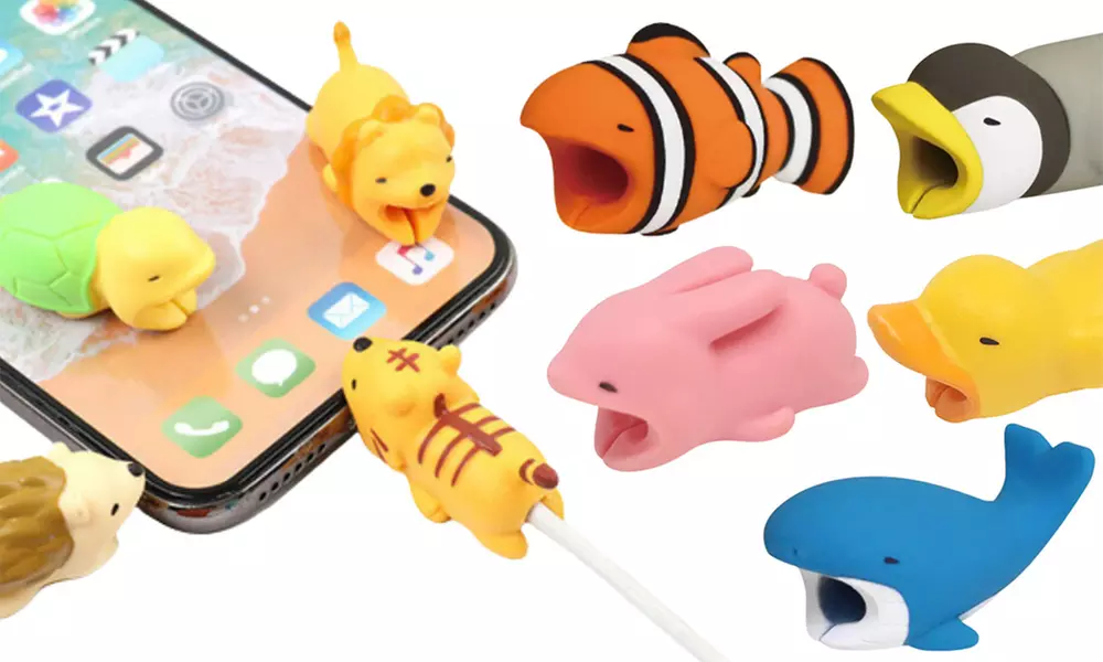 Adorable Animal Bites Cable Protector - Primary Image