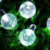 Image 12: 50 LED Multi-Coloured Solar Garden String Light-Multi-color/Warm/White