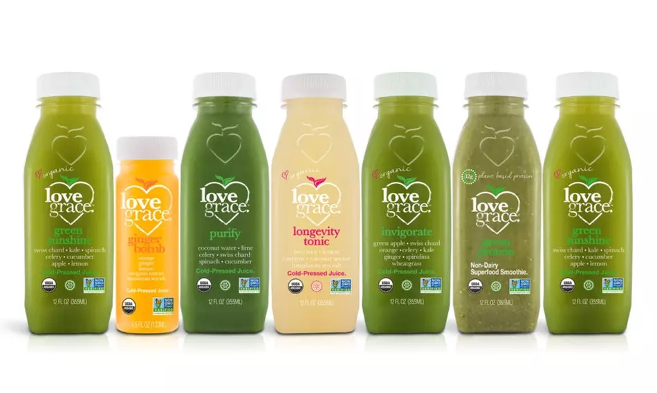 Three- or Five-Day Organic Juice Cleanse from Love Grace (Up to 41% Off) - Primary Image