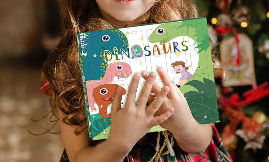 Image 5: Dinosaur Advent Calendar, Festive Decor 