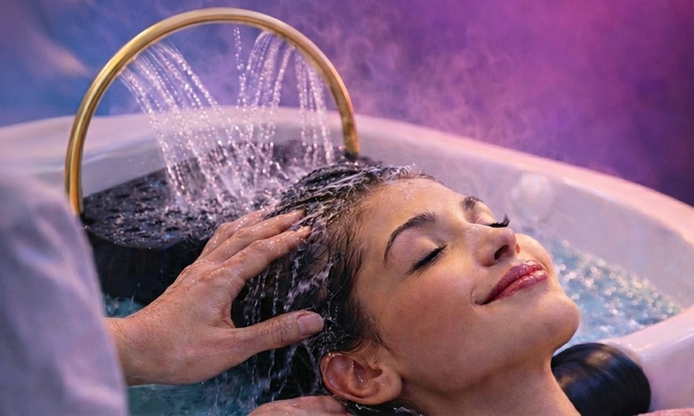 Erlebe ein luxuriöses Head-Spa-Ritual für ein frisches Kopfhautgefühl