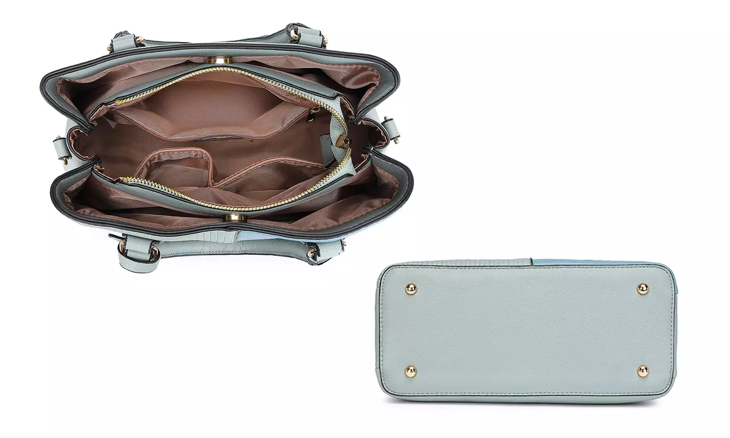 Borsa in pelle con tracolla o manico superiore