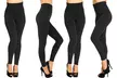 Two-Pack High Waist Seamless Fleece Lined Leggings - Second Medium