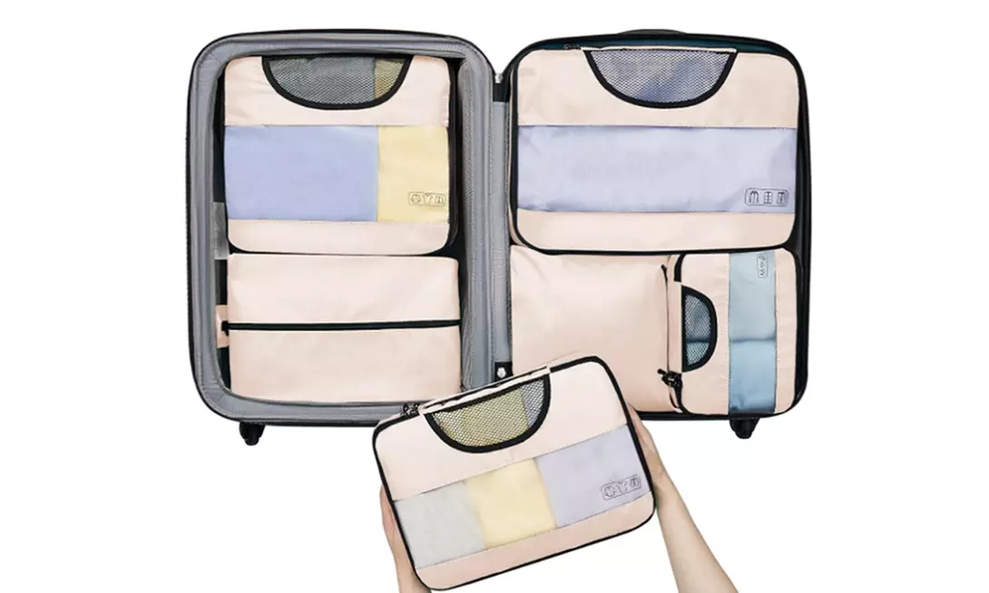 8-Piece Suitcase Compression Packing Cubes