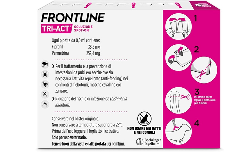 Image 23: Fino a 12 pipette Frontline Tri-Act® Spot-on per cani