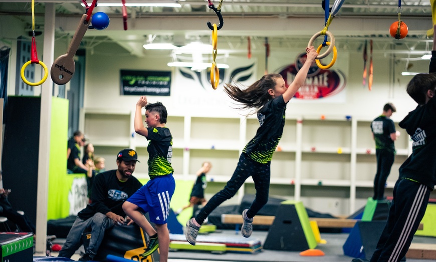 Image 1: Unlimited Ninja Indoor Gym with 1 or 3 Month Options or Family Pass