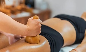 Hasta 6 sesiones de maderoterapia de 30 minutos en zona a elegir Hasta 6 sesiones de maderoterapia de 30 minutos en zona a elegir