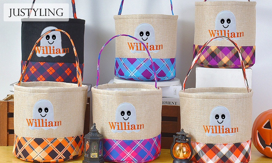 Image 5: Customized Trick or Treat Baskets with Pack Options - Yes Bobbleheads