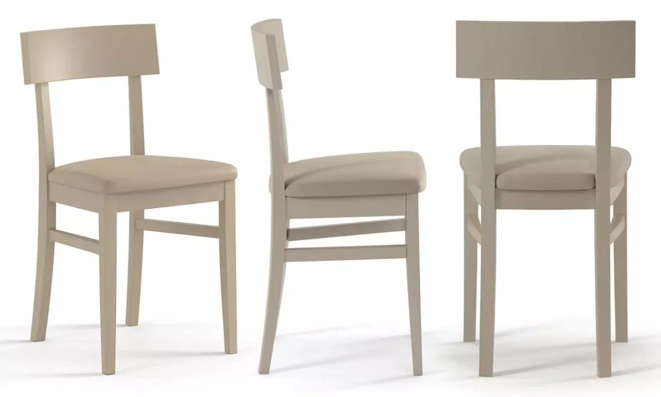 Set di 2 sedie Zaira Made in Italy