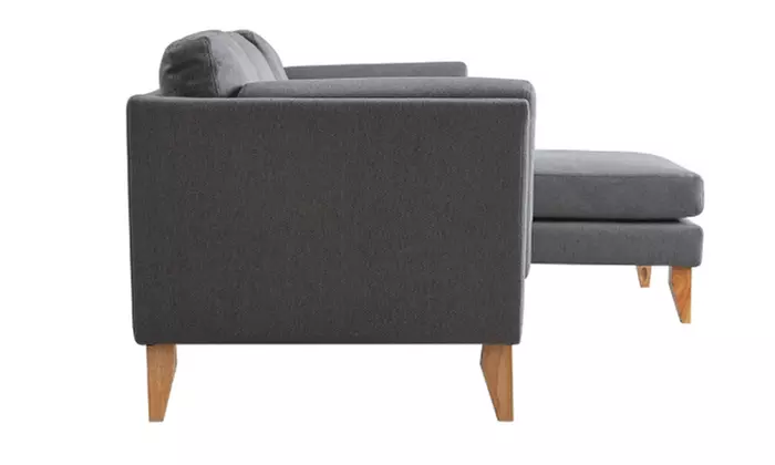 Canapé d'angle réversible 4 places "Obsy" de Kocoon en tissu