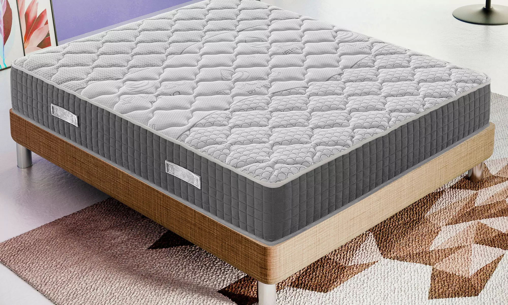 Matelas à 11 zones en gel à mémoire de forme SuperFresh