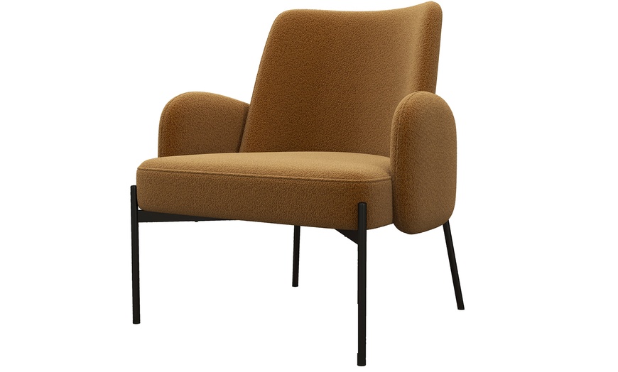 Image 11: Fauteuil en "Alexis" de Doosense en tissu cozy 