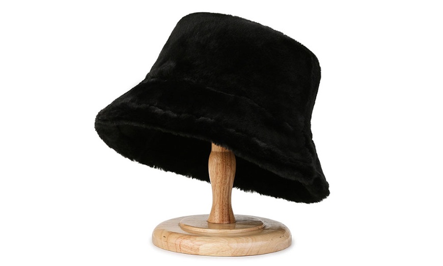 Image 3: One or Two Women's Plush Bucket Hat