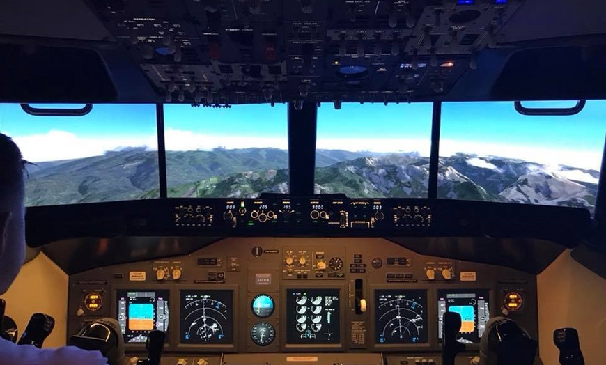 Image 1: 30-Minute Flight Simulation or Battle of Britain Combat Experience