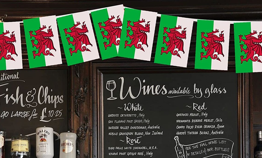 Image 6: Red Dragon Wales World Cup Banner 5m or 12m