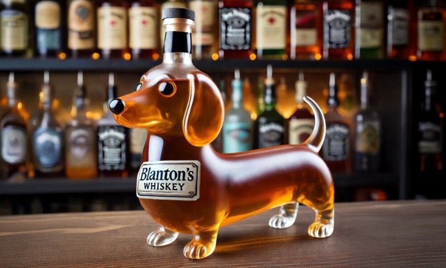 Image 3: Dachshund-Shaped Whiskey Decanter in Five Stylish Models